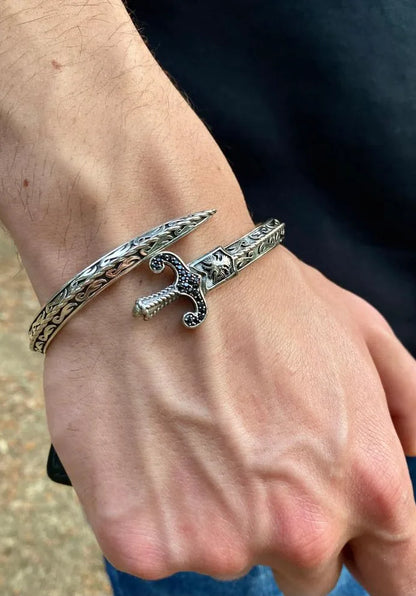 Sword Zircon Bracelet