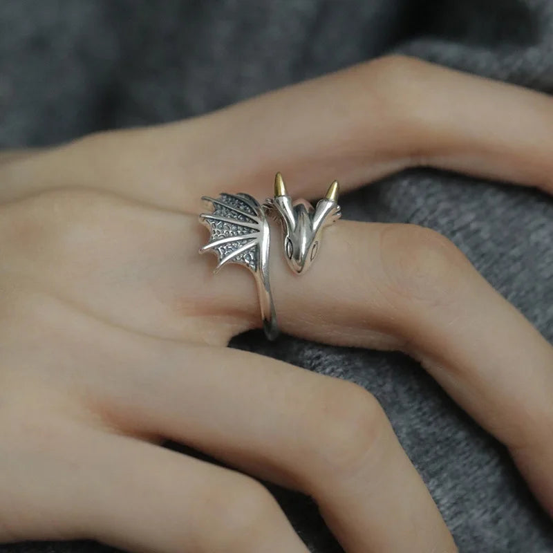 Retro Dragon Ring