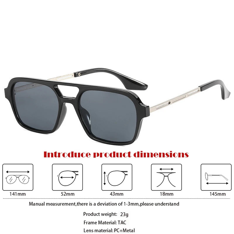 Retro Aviator Sunglasses