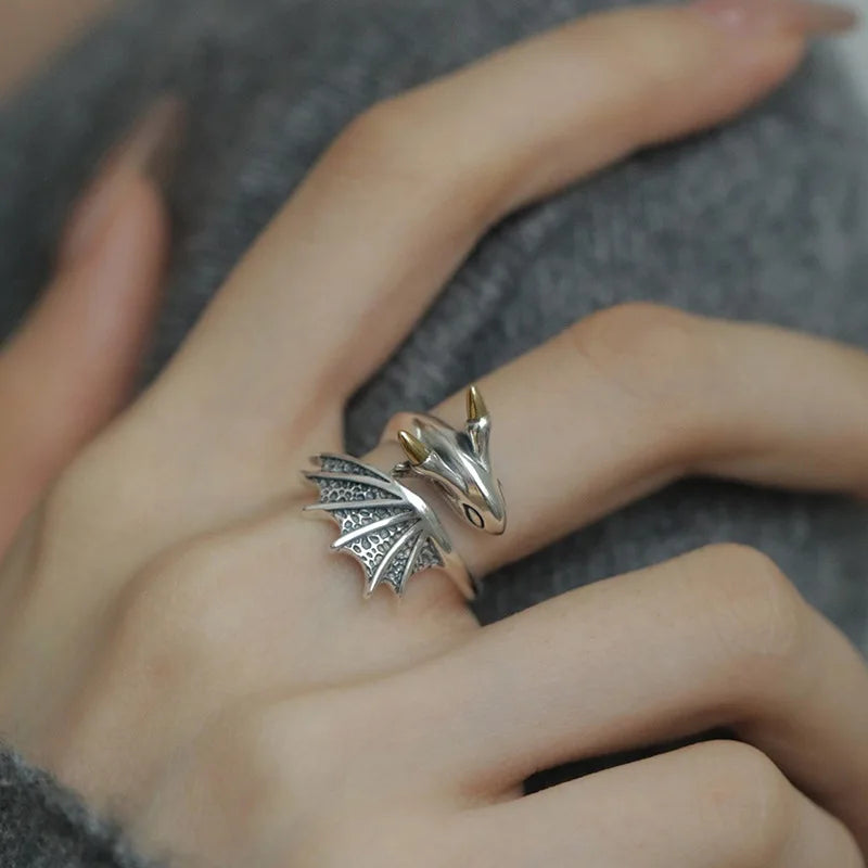 Retro Dragon Ring