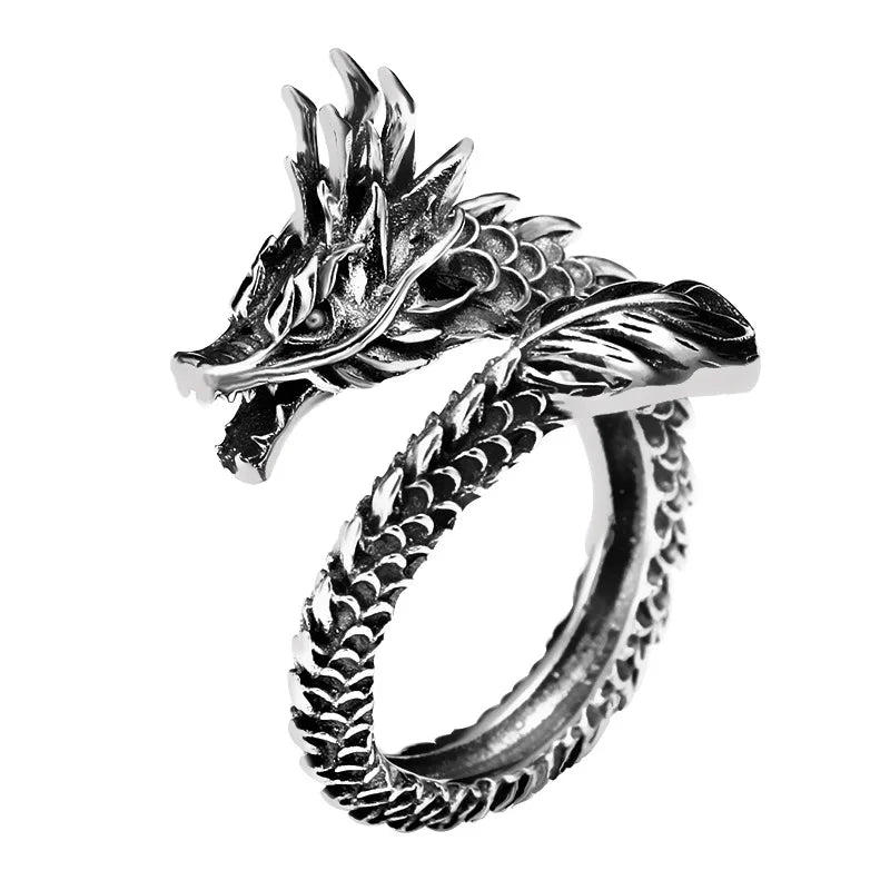 Retro Dragon Ring