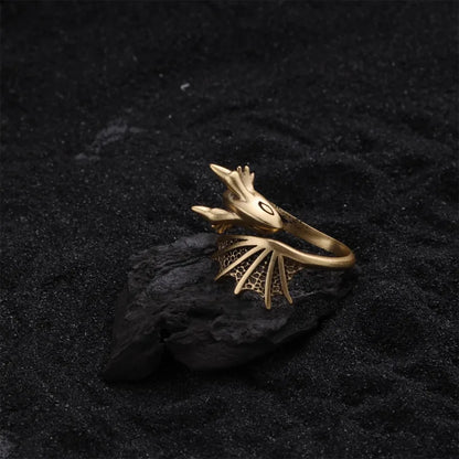 Retro Dragon Ring