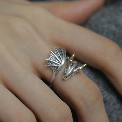 Retro Dragon Ring