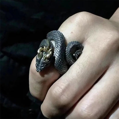 Pygaea Snake Ring