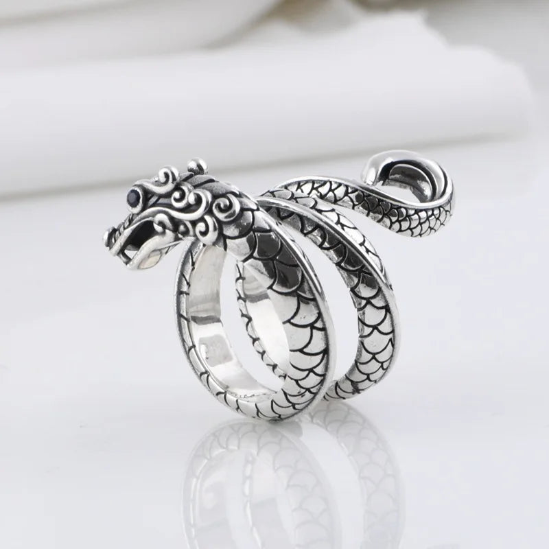 Retro Dragon Ring